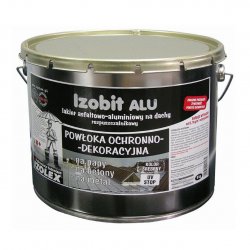 Izolex - asfalt -hliníkový lak Izobit Alu
