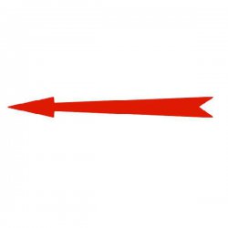 Xplo - červená šipka lepicí značky