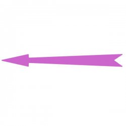 Xplo - fialová šipka lepicí značky