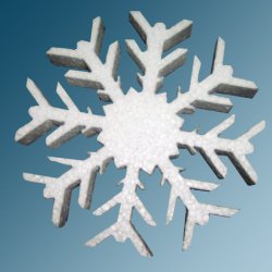 Ozdoby Xplo - polystyrenové ozdoby - sněhová vločka