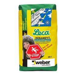 Weber Leca - protiskluzový agregát z expandovaného jílu