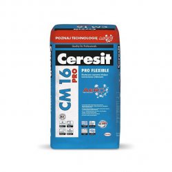 Ceresit - lepicí malta vyztužená vlákny CM 16 Pro Flexible