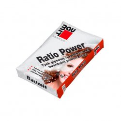 Baumit - strojně nanášená sádrová omítka se zvýšenou tvrdostí povrchu Ratio Power