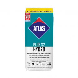 Atlas - vysoce deformovatelné lepidlo s hydroizolační funkcí Plus S2 Hydro