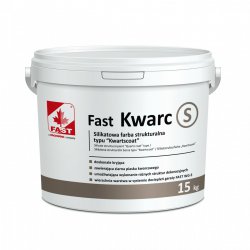 Fast - strukturní silikátová barva Fast Kwarc S